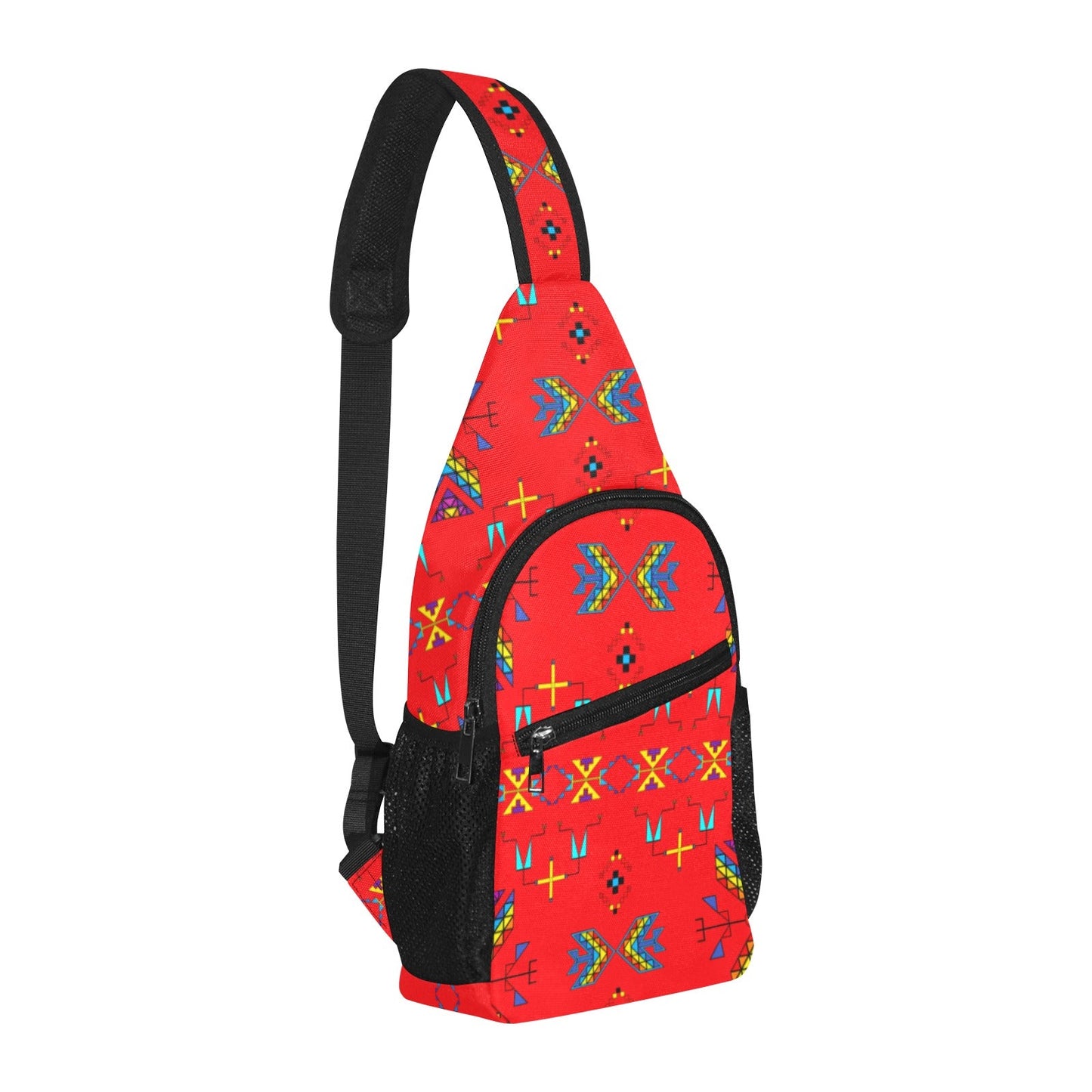 Rainy Chief Rainbow Red Chest Bag