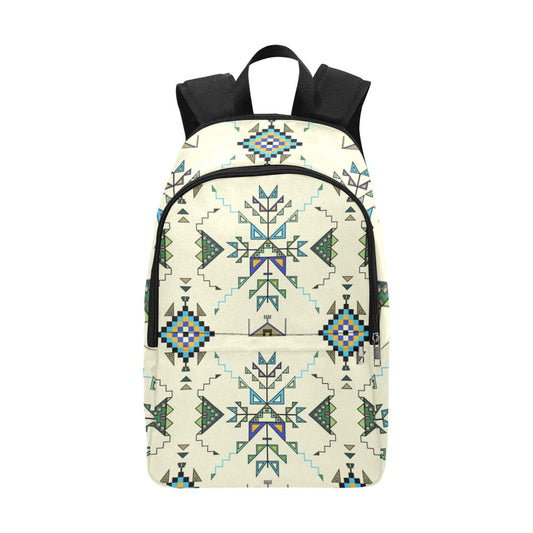 Bear Shield Cream Fabric Backpack for Adult