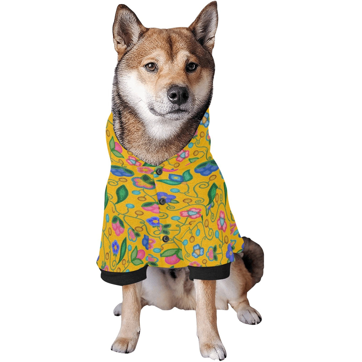 Skyberry Serenade Yellow Pet Hoodie