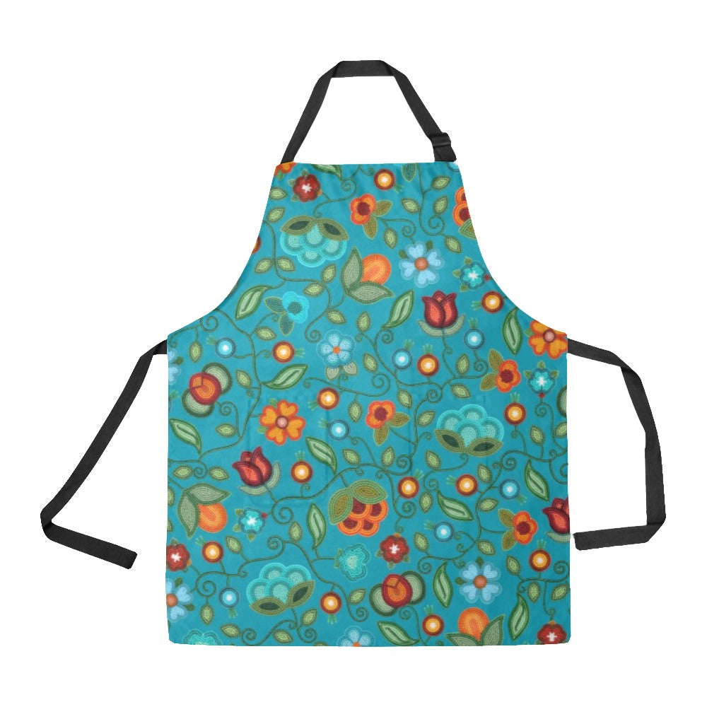 Prairie Fire Petals Ocean Apron