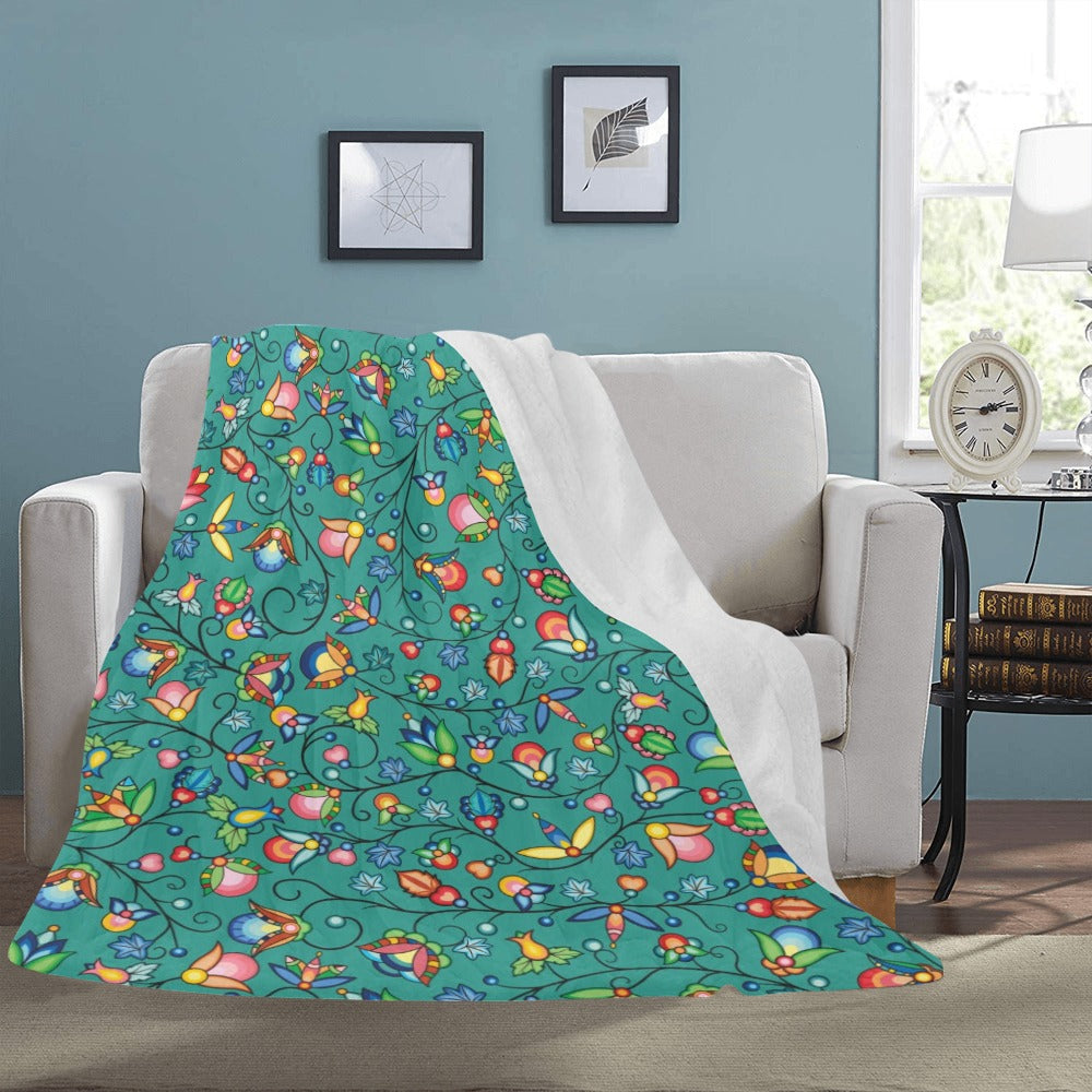 Prairie Plains Spirit Afternoon Sky X-Large Micro Fleece Blanket