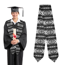 Load image into Gallery viewer, Black Rose Shadow Graduation Stole
