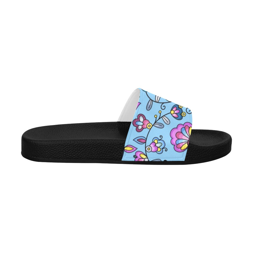 Autumn Bundle Blessing Blue Men's Slide Sandals