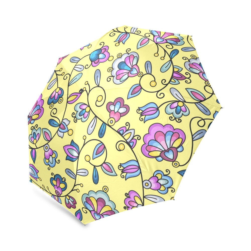 Autumn Bundle Blessing Yellow Foldable Umbrella