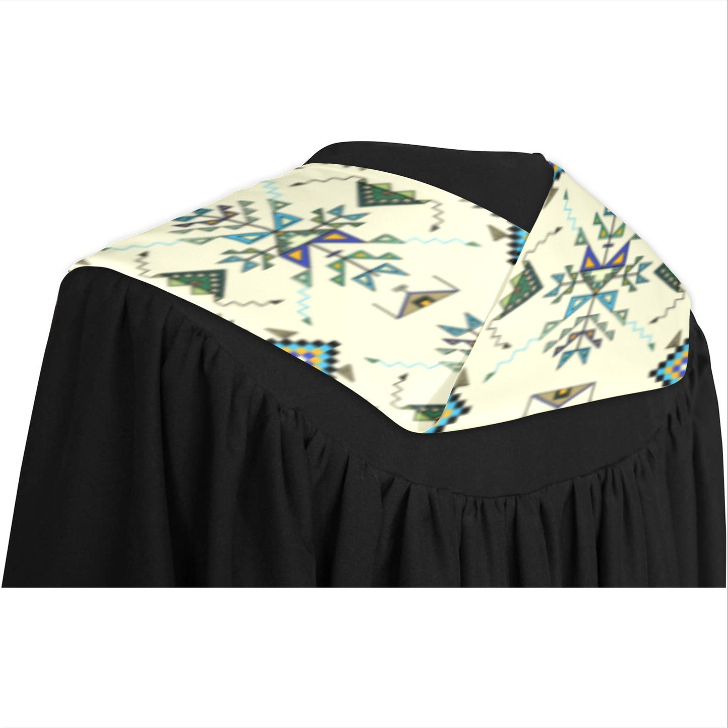 Bear Shield Cream Graduation Stole