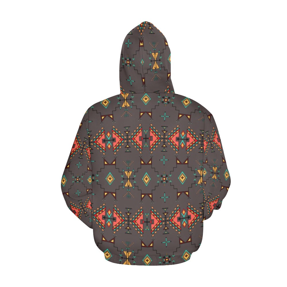 Thunder Flight Gray Hoodie for Women