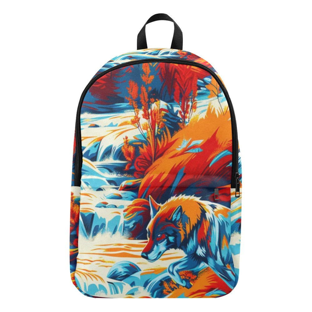 Hunting Wolves Backpack