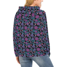 Load image into Gallery viewer, Beaded Nouveau Coal Hoodie for Women
