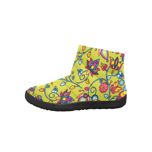 Thorny Path Yellow Women's Padded Winter Boot