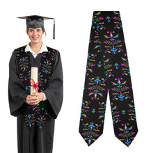 Load image into Gallery viewer, Dakota Damask Black Graduation Stole
