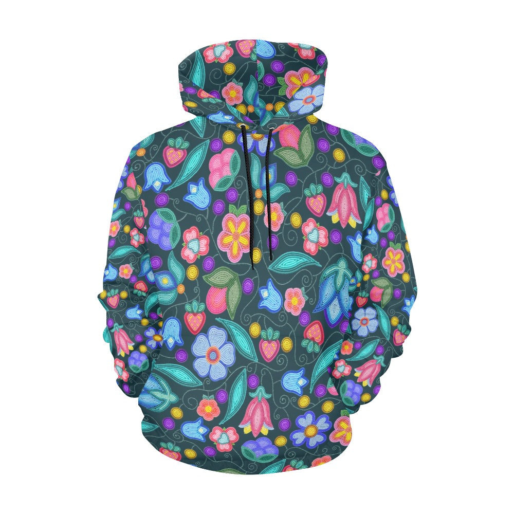 Sweet Offering Dark Teal Hoodie for Women