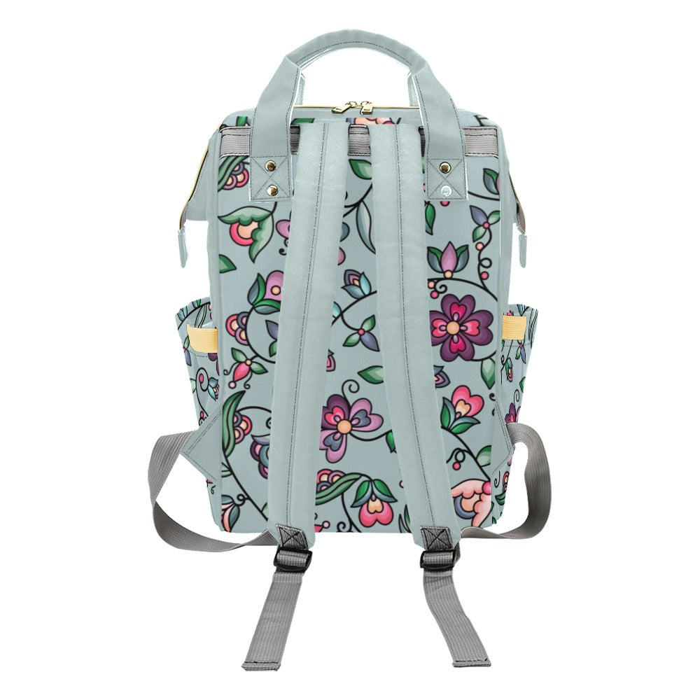 Amber Evening Garland Turquoise Multi-Function Diaper Backpack/Diaper Bag