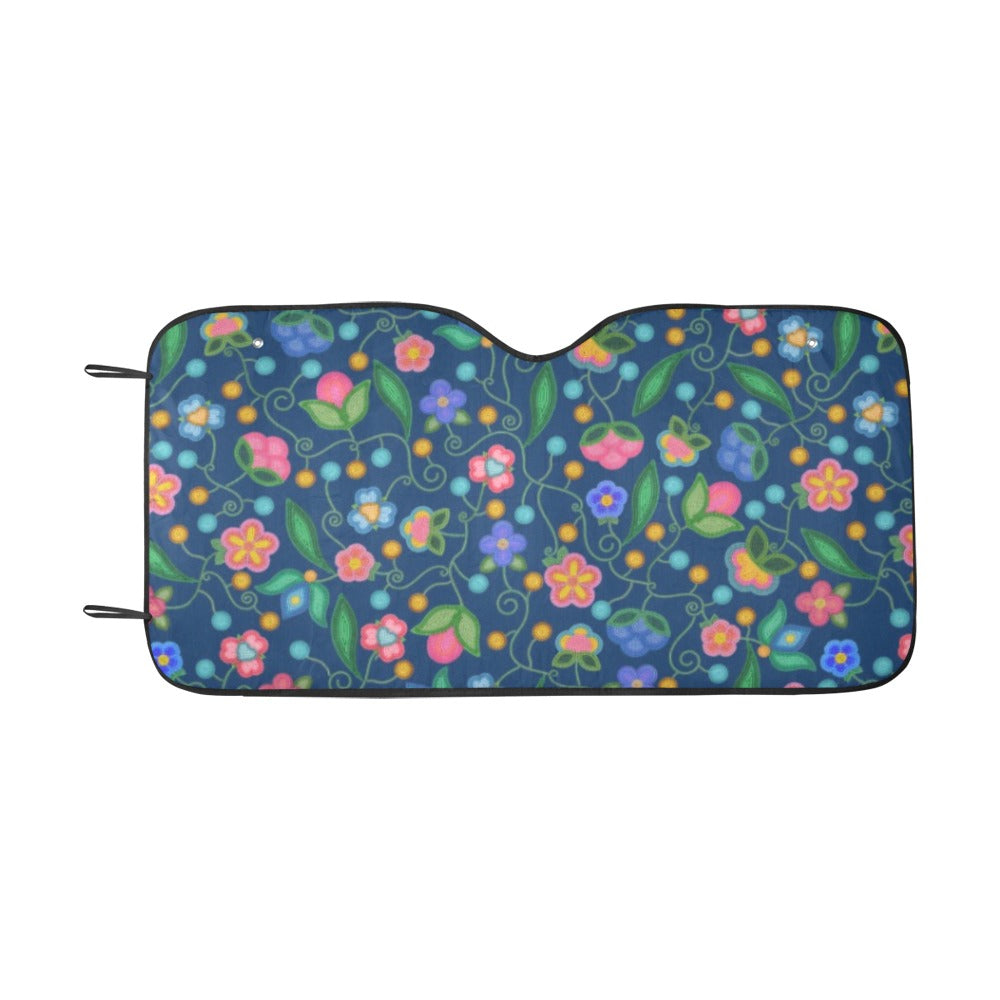 Skyberry Serenade Navy Car Sun Shade 55"x30"