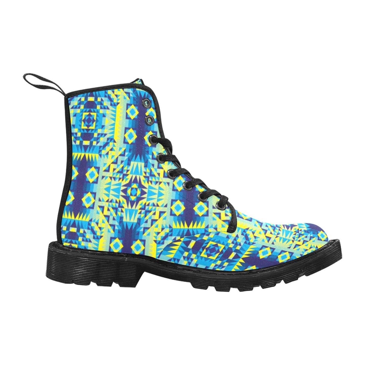 Kaleidoscope Jaune Bleu Boots