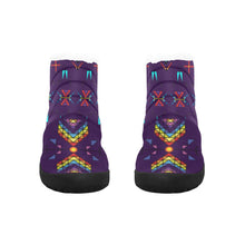 Load image into Gallery viewer, Rainy Chief Rainbow Dark Purple Men&#39;s Padded Winter Boot
