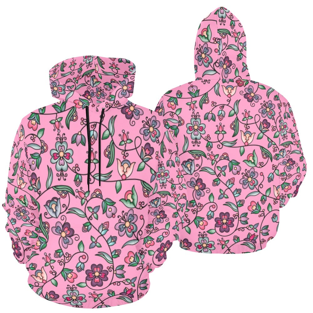 Amber Evening Garland Pink Hoodie for Men