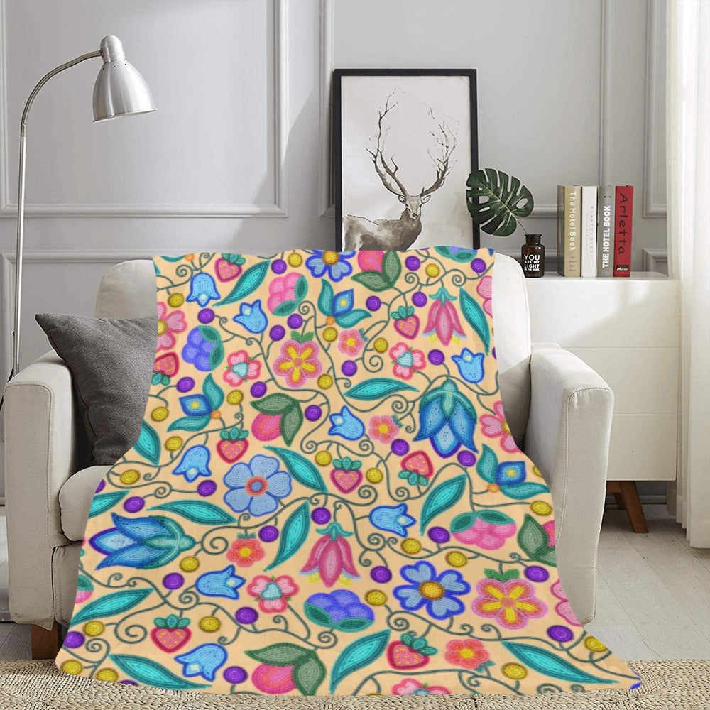 Sweet Offering Cream X-Large Micro Fleece Blanket