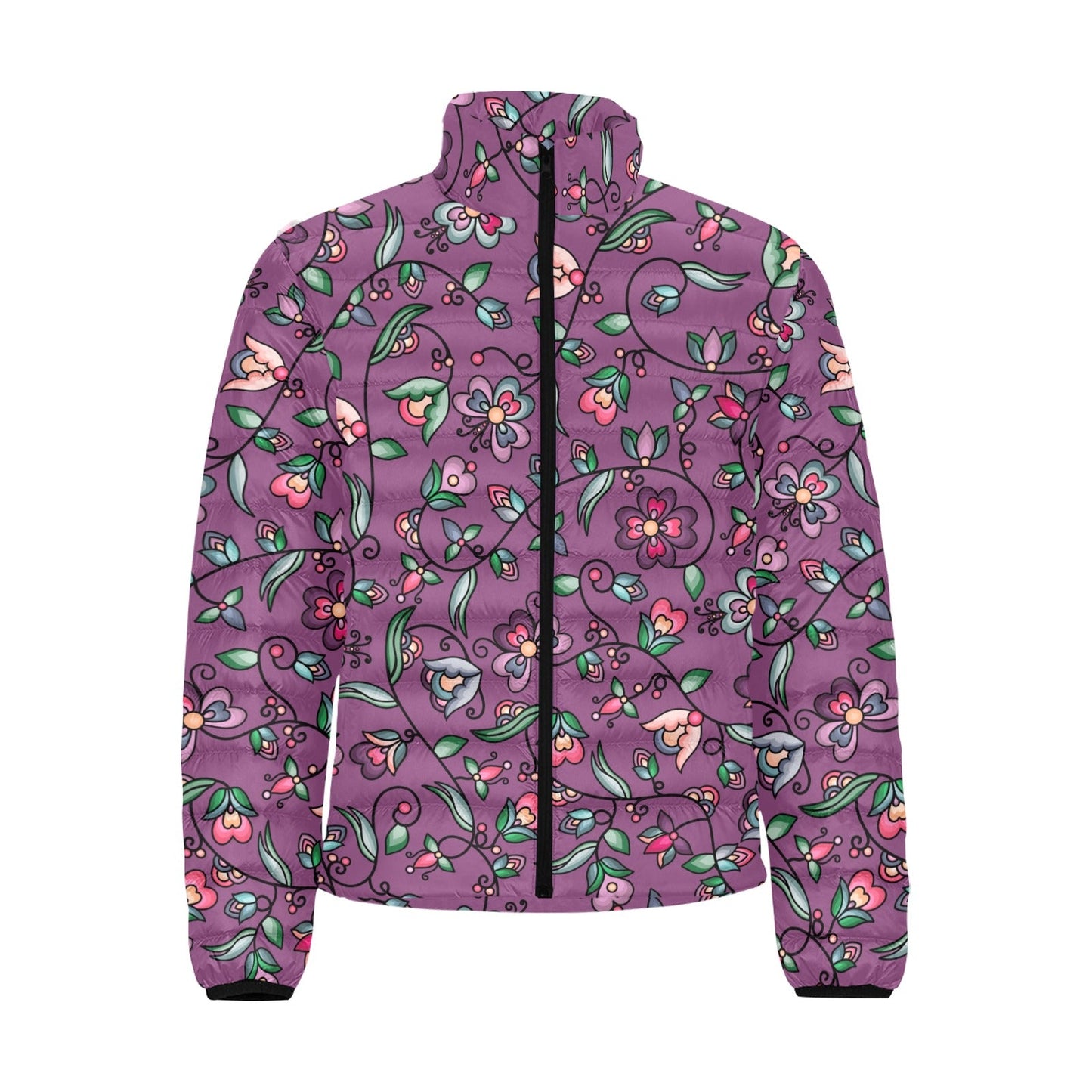Amber Evening Garland Purple Padded Jacket