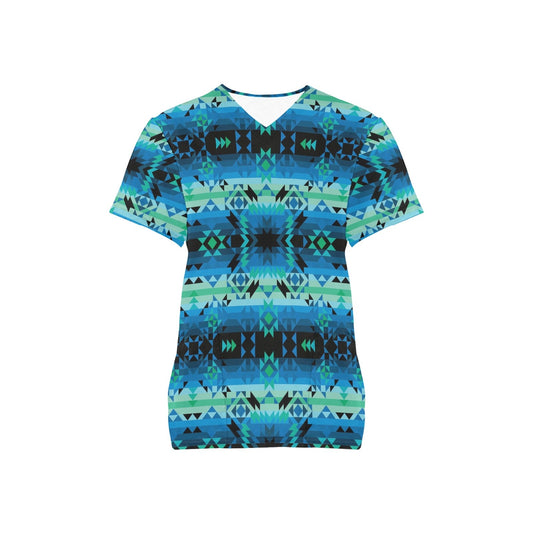 Green Star Scrub Top