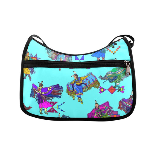Women's Fancy Dancers Turquoise Crossbody Bag