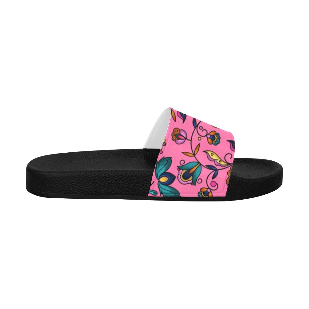 Copper Prairie Petals Pink Slide Sandals