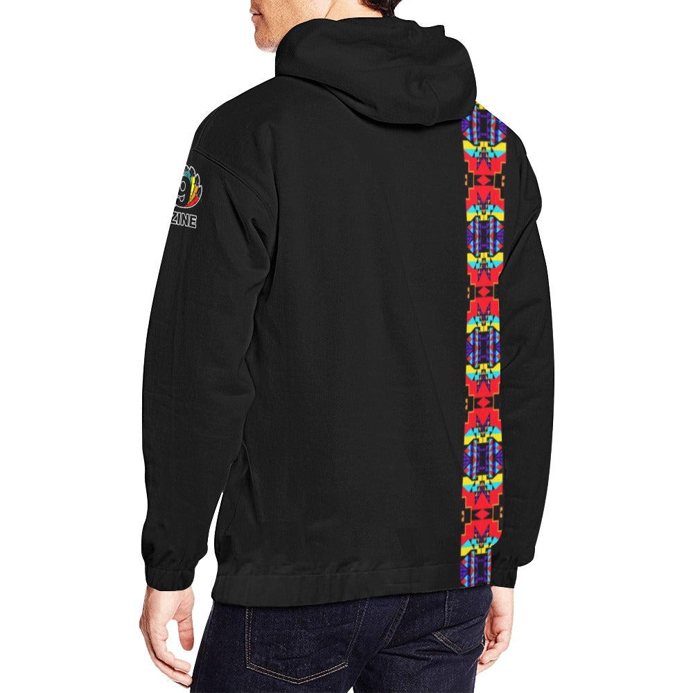 Blanket Strip Black III Hoodie for Men