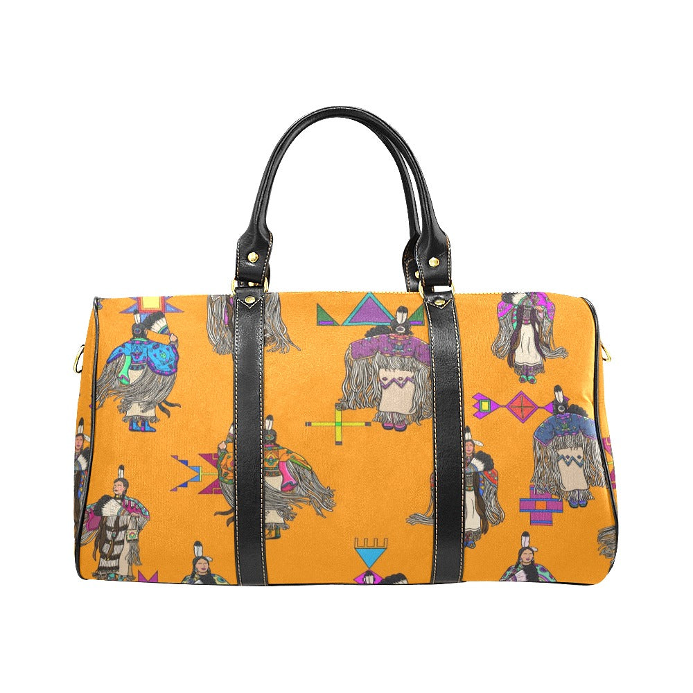 Women's Tradish Dancers Orange  Large Travel Bag