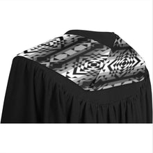 Load image into Gallery viewer, Black Rose Shadow Graduation Stole
