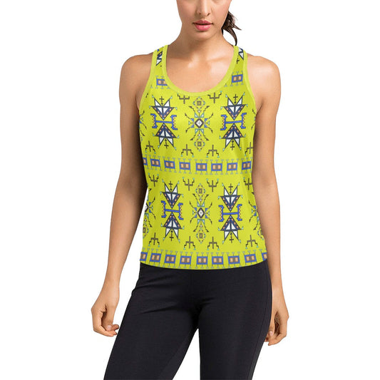 Eagle Strike Lime Women's Racerback Tank Top