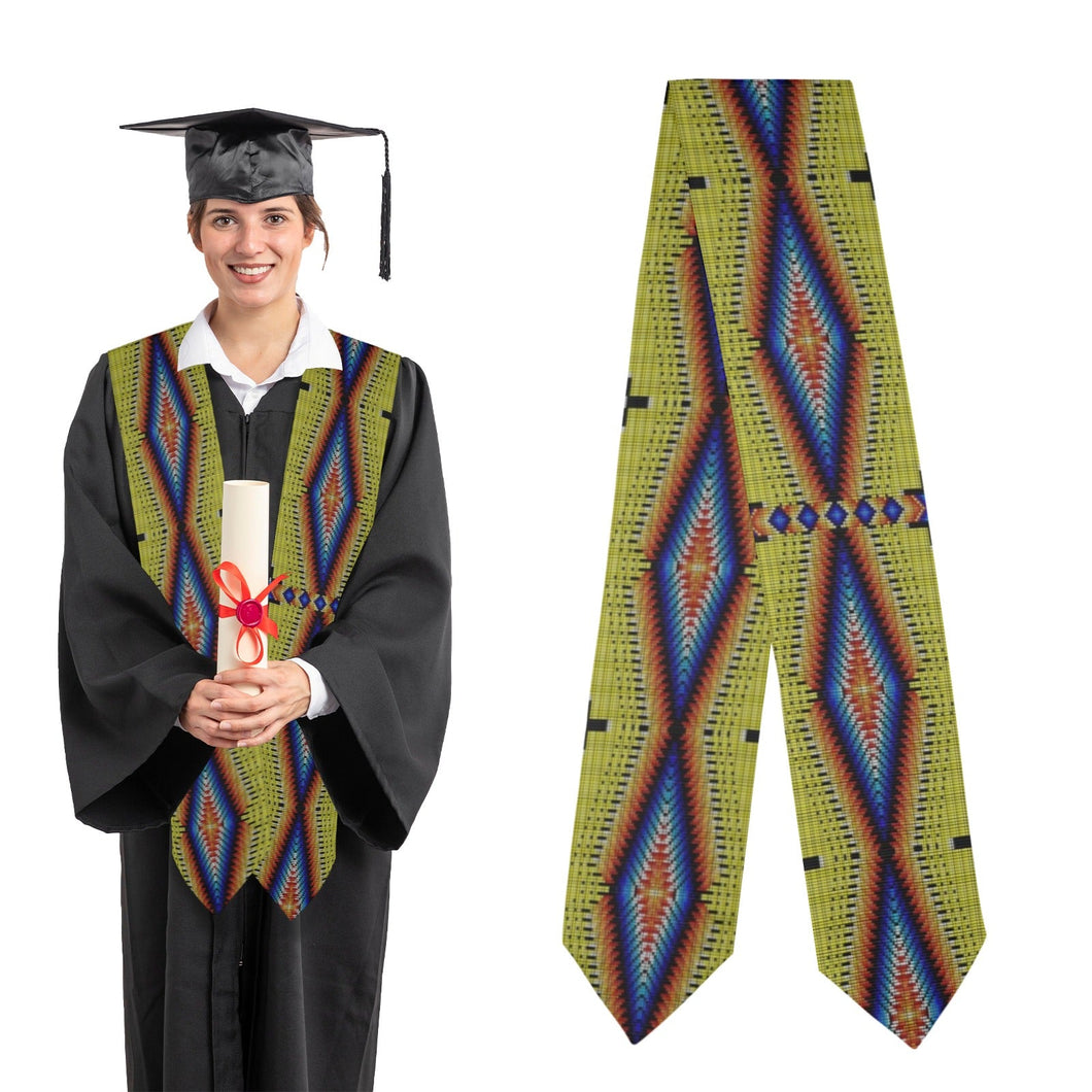 Diamond in the Bluff Yellow Graduation Stole