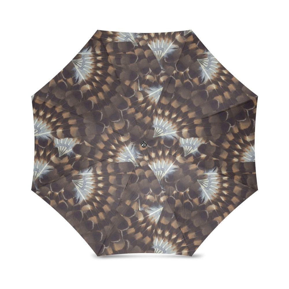 Hawk Feathers Foldable Umbrella