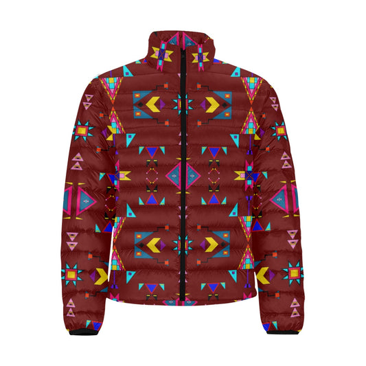 Enemy Territory Dark Maroon Padded Jacket