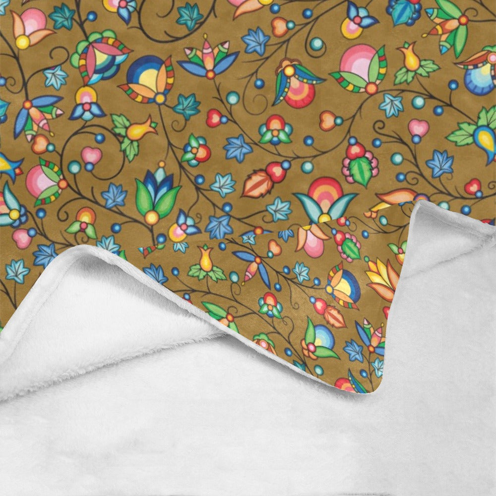 Prairie Plains Spirit Fall Leaves X-Large Micro Fleece Blanket