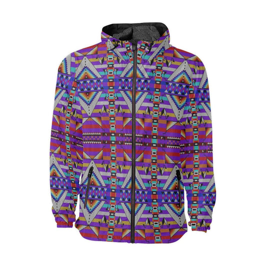 Medicine Blessing Purple Men's Windbreaker