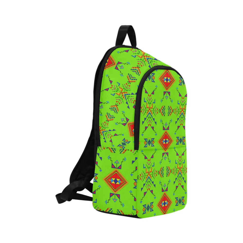 Buffalo Jump Neon Green Backpack