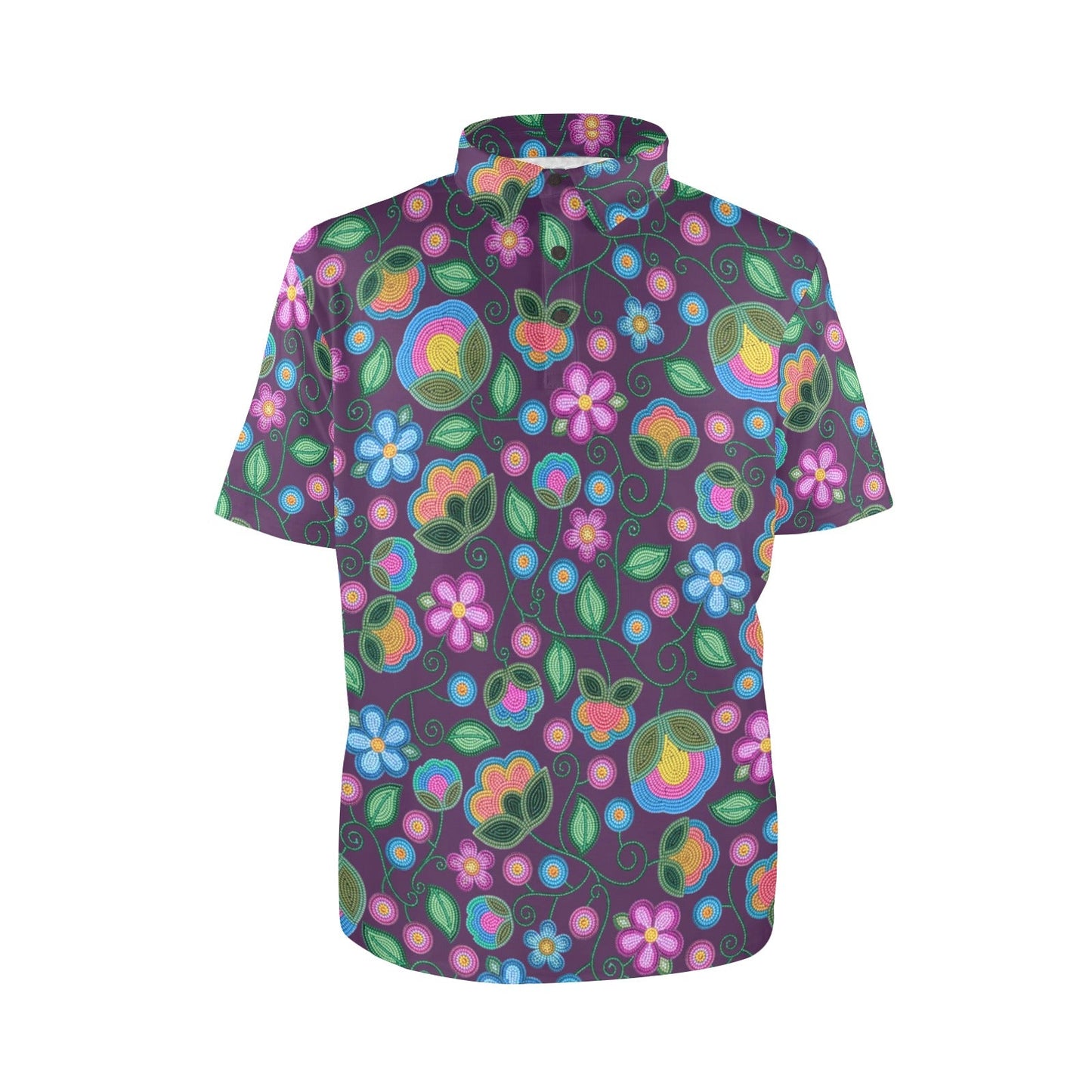 Turquoise Sunbeam Violet Polo Shirt