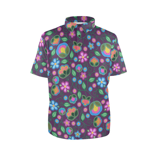 Turquoise Sunbeam Violet Polo Shirt