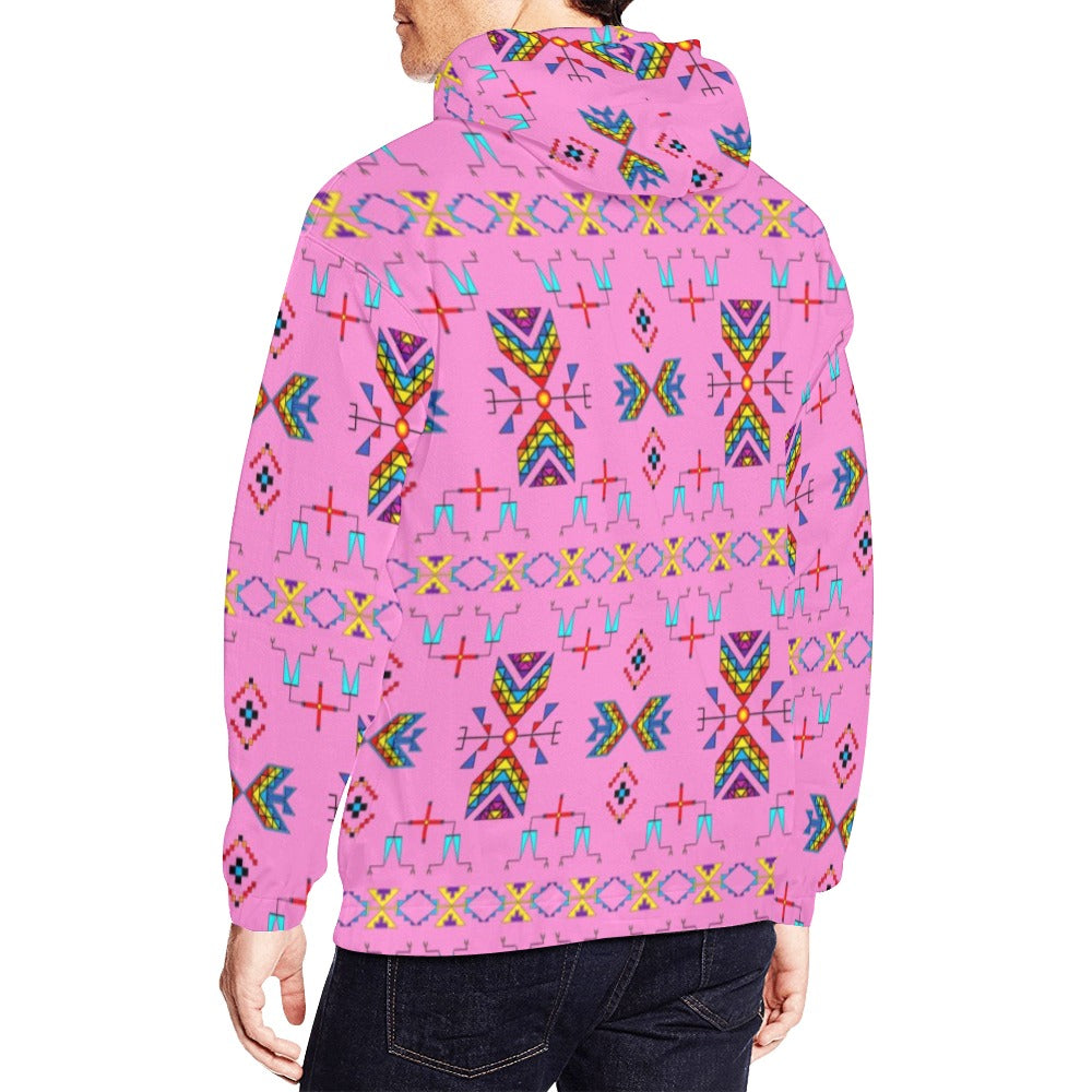 Rainy Chief Rainbow Blush Hoodie for Men