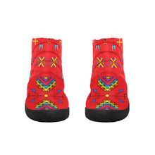 Load image into Gallery viewer, Rainy Chief Rainbow Red Women&#39;s Padded Winter Boot
