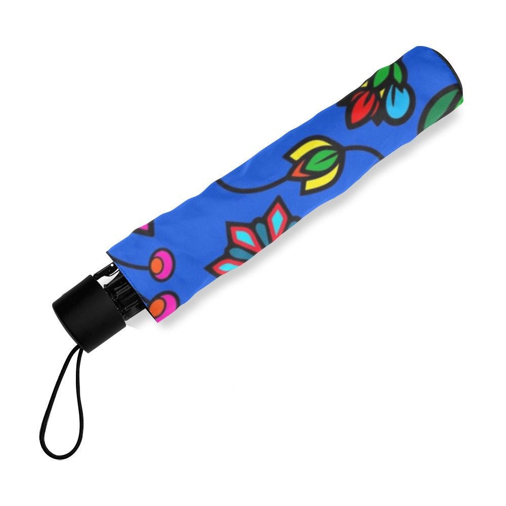 Prairie Paintbrush Blue Foldable Umbrella