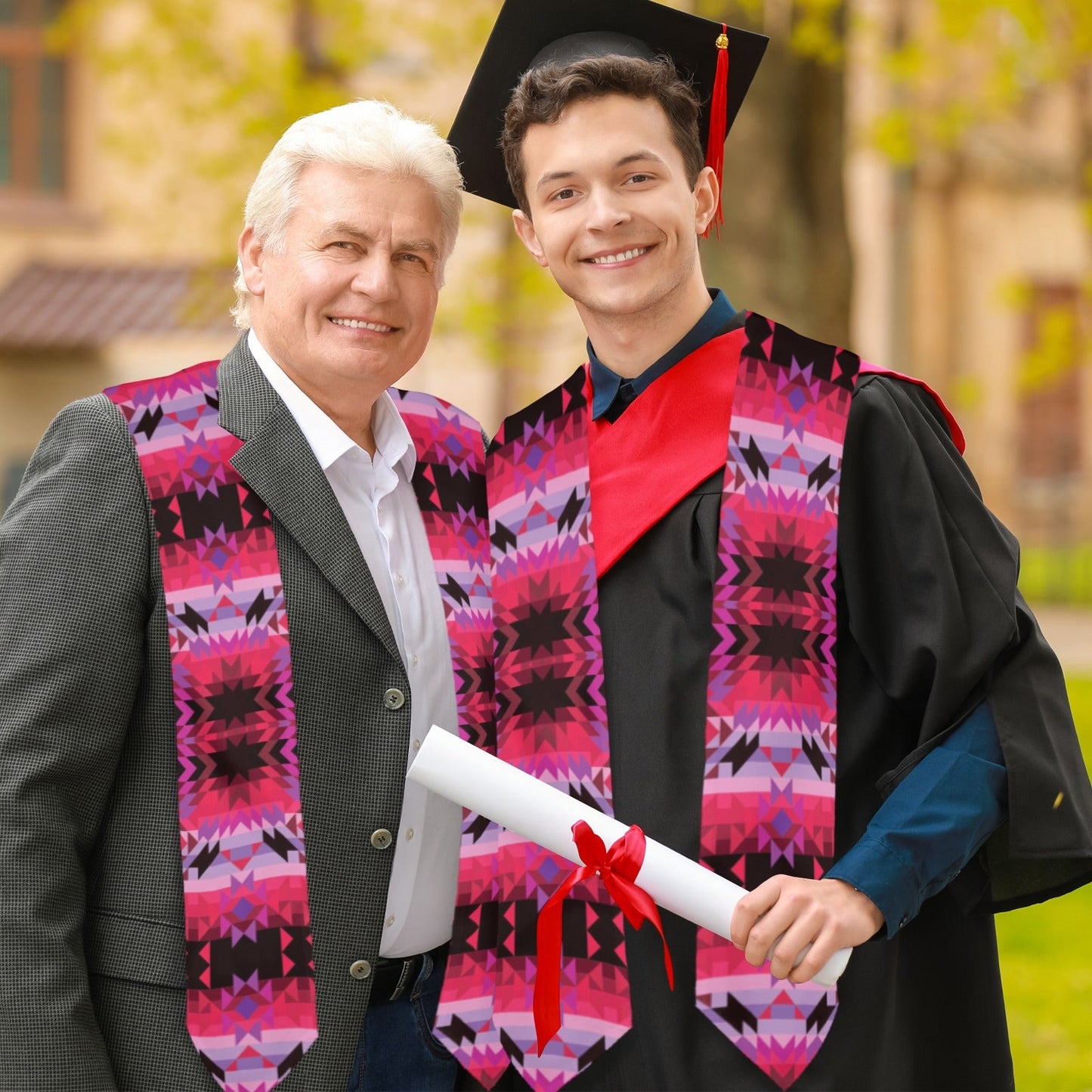 Red Star Graduation Stole