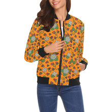 Load image into Gallery viewer, Strawberry Dreams Carrot Bomber Jacket for Women
