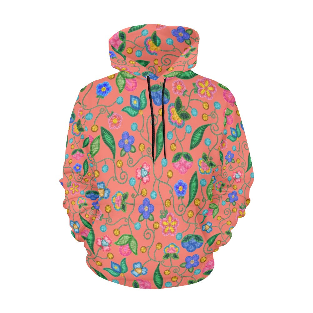 Skyberry Serenade Peach Hoodie for Women