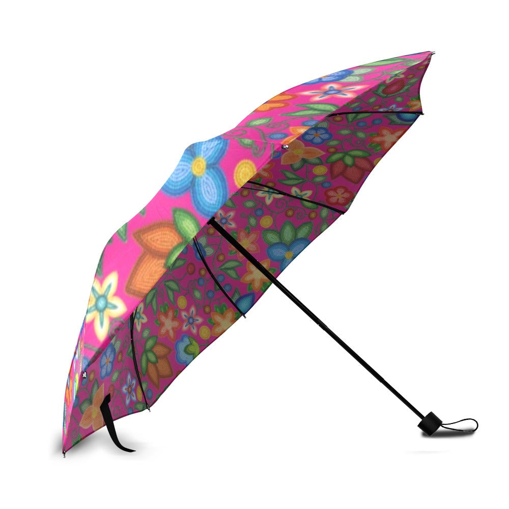 Morning Harmony Pink Foldable Umbrella