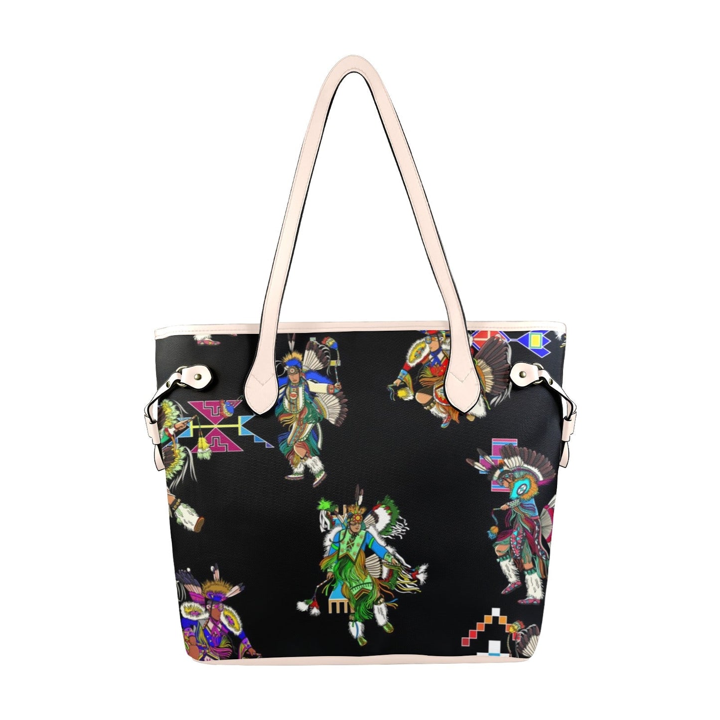 Men's Fancy Dancer Clover Canvas Tote