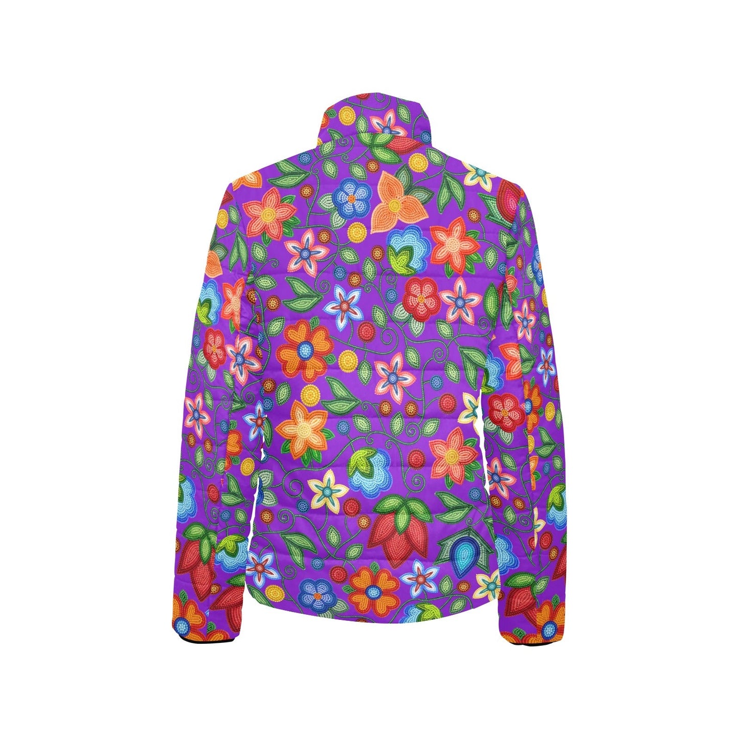Morning Harmony Purple Stand Collar Jacket