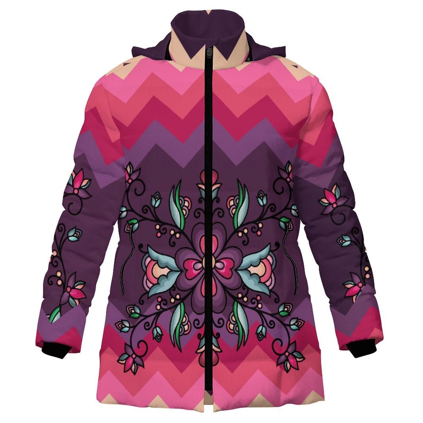 Amber Evening Garland Women's Hooded Puffer Coat