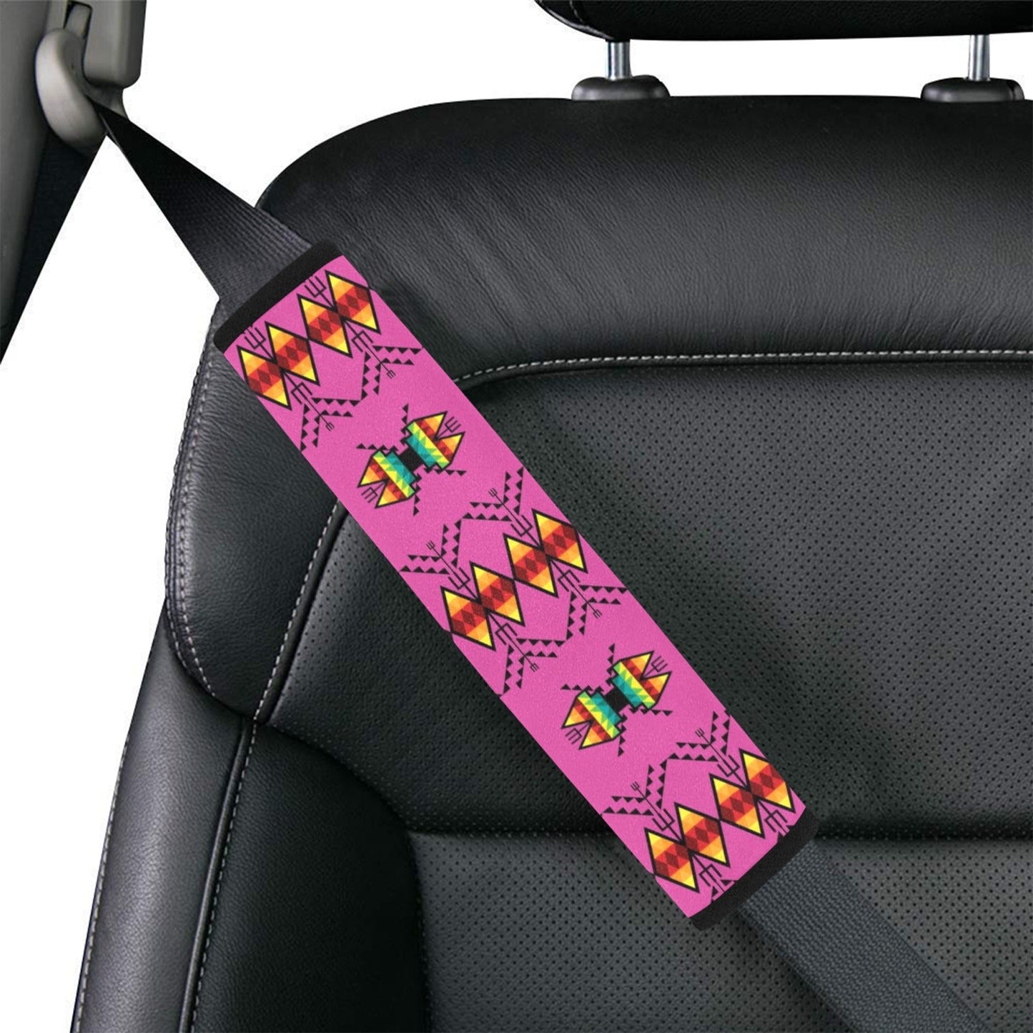 Sacred Trust Pink Car Seat Belt Cover