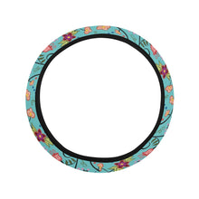 Load image into Gallery viewer, Fresh Fleur Sky Steering Wheel Cover with Elastic Edge
