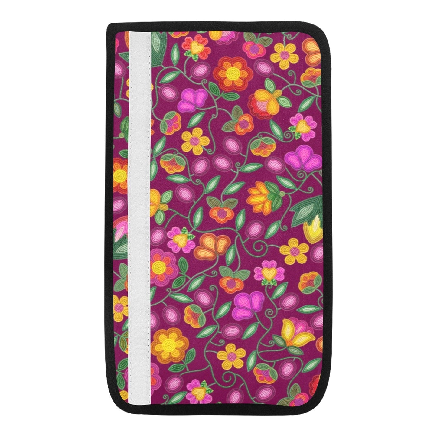 Boreal Bounty Dark Magenta Seat Belt Cover